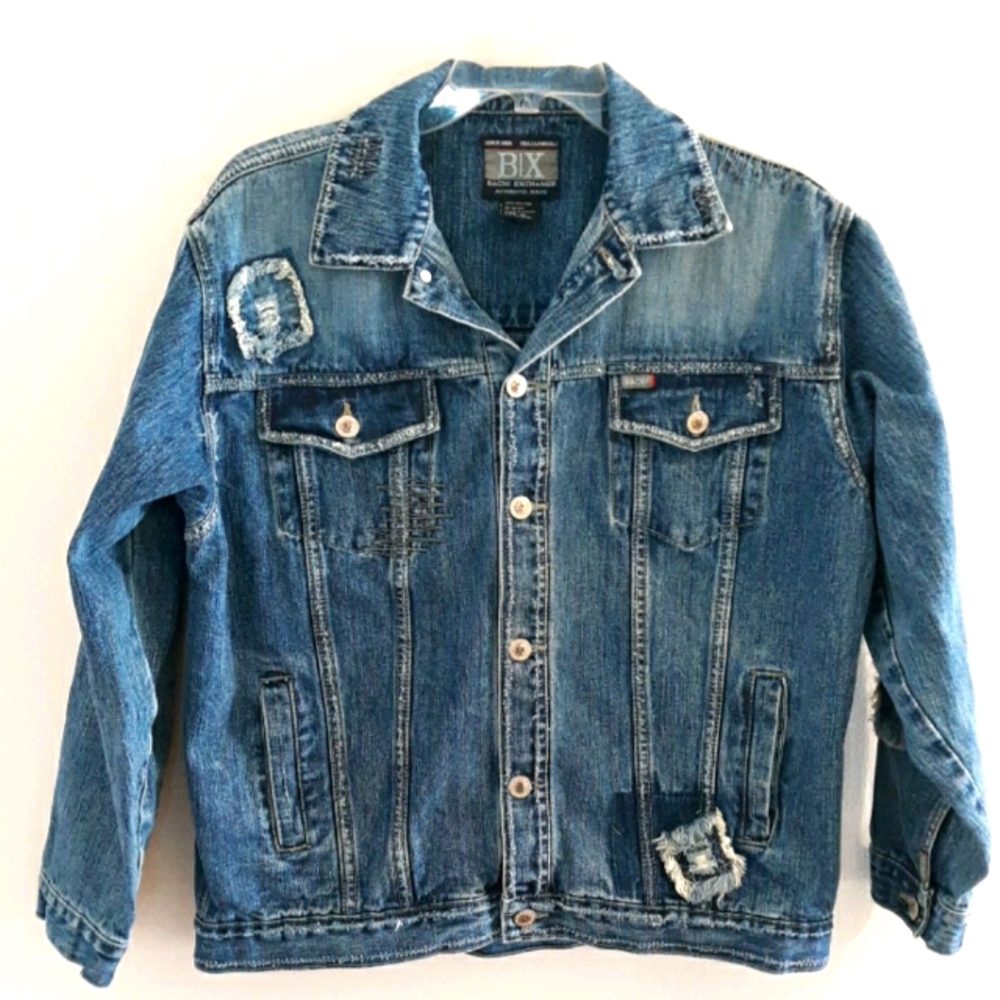 Vintage 90's Bachi Exchange Denim Jacket